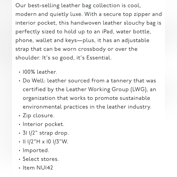 Madewell Essential Curve Shoulder Bag, Dusty Redwood. Brand New, Never Used. - Picture 4 of 10